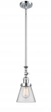 Innovations Lighting 206-PC-G62 - Cone - 1 Light - 6 inch - Polished Chrome - Stem Hung - Adjustable Mini Pendant