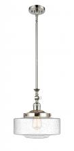 Innovations Lighting 206-PN-G694-12 - Bridgeton - 1 Light - 12 inch - Polished Nickel - Stem Hung - Adjustable Mini Pendant