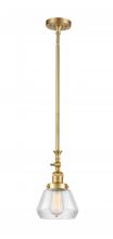 Innovations Lighting 206-SG-G172 - Fulton - 1 Light - 7 inch - Satin Gold - Stem Hung - Adjustable Mini Pendant