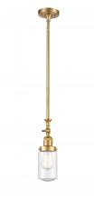 Innovations Lighting 206-SG-G314 - Dover - 1 Light - 5 inch - Satin Gold - Stem Hung - Adjustable Mini Pendant