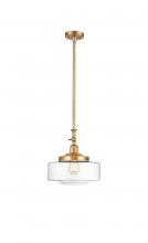 Innovations Lighting 206-SG-G692-12 - Bridgeton - 1 Light - 12 inch - Satin Gold - Stem Hung - Adjustable Mini Pendant