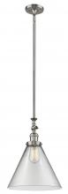 Innovations Lighting 206-SN-G42-L - Cone - 1 Light - 12 inch - Brushed Satin Nickel - Stem Hung - Adjustable Mini Pendant