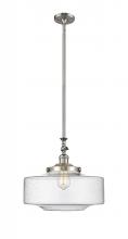 Innovations Lighting 206-SN-G694-16 - Bridgeton - 1 Light - 16 inch - Brushed Satin Nickel - Stem Hung - Adjustable Mini Pendant