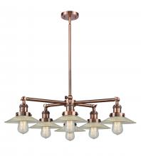 Innovations Lighting 207-6CR-AC-G2 - Halophane 6 Light Chandelier
