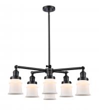 Innovations Lighting 207-6CR-BK-G181S - Small Canton 6 Light Chandelier