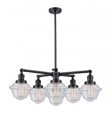Innovations Lighting 207-6CR-BK-G534 - Small Oxford 6 Light Chandelier