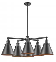 Innovations Lighting 207-6CR-OB-M13-OB - Appalachian 6 Light Chandelier
