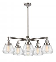 Innovations Lighting 207-6CR-SN-G172 - Fulton 6 Light Chandelier