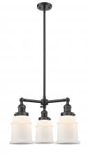 Innovations Lighting 207-OB-G181 - Canton - 3 Light - 18 inch - Oil Rubbed Bronze - Stem Hung - Chandelier