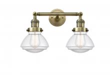 Innovations Lighting 208-AB-G322 - Olean - 2 Light - 17 inch - Antique Brass - Adjustable Bath Vanity Light