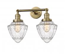 Innovations Lighting 208-BB-G664-7 - Bullet - 2 Light - 18 inch - Brushed Brass - Adjustable Bath Vanity Light