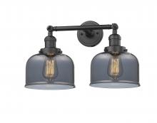 Innovations Lighting 208-OB-G73 - Bell - 2 Light - 19 inch - Oil Rubbed Bronze - Adjustable Bath Vanity Light