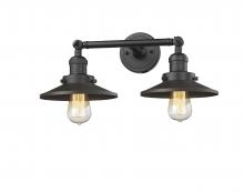 Innovations Lighting 208-OB-M5 - Railroad - 2 Light - 18 inch - Oil Rubbed Bronze - Adjustable Bath Vanity Light