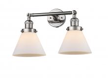 Innovations Lighting 208-PN-G41-LED - Cone - 2 Light - 18 inch - Polished Nickel - Adjustable Bath Vanity Light