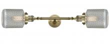 Innovations Lighting 208L-AB-G262 - Stanton - 2 Light - 6 inch - Antique Brass - Adjustable Bath Vanity Light