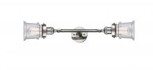 Innovations Lighting 208L-PN-G184S-LED - Canton - 2 Light - 6 inch - Polished Nickel - Adjustable Bath Vanity Light