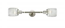 Innovations Lighting 208L-SN-G302-LED - Colton - 2 Light - 6 inch - Brushed Satin Nickel - Adjustable Bath Vanity Light