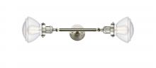 Innovations Lighting 208L-SN-G324 - Olean - 2 Light - 7 inch - Brushed Satin Nickel - Adjustable Bath Vanity Light
