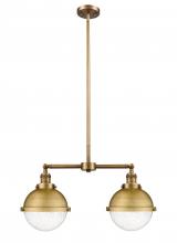 Innovations Lighting 209-BB-HFS-84-BB - Hampden - 2 Light - 18 inch - Brushed Brass - Stem Hung - Adjustable Island Light