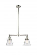 Innovations Lighting 209-PN-G64 - Cone - 2 Light - 21 inch - Polished Nickel - Stem Hung - Adjustable Island Light