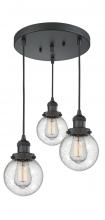 Innovations Lighting 211/3-BK-G204-6 - Beacon Multi-Pendant