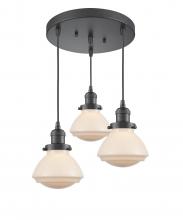 Innovations Lighting 211/3-OB-G321 - Olean 3 Light Multi-Pendant