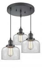 Innovations Lighting 211/3-OB-G72 - Large Bell 3 Light Multi-Pendant