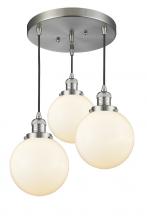 Innovations Lighting 211/3-SN-G201-8 - Beacon Multi-Pendant