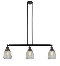 Innovations Lighting 213-OB-G142 - Chatham - 3 Light - 39 inch - Oil Rubbed Bronze - Stem Hung - Adjustable Island Light