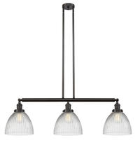 Innovations Lighting 213-OB-G222 - Seneca Falls - 3 Light - 39 inch - Oil Rubbed Bronze - Stem Hung - Adjustable Island Light