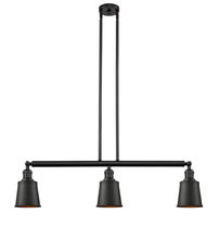 Innovations Lighting 213-OB-M9-OB - Addison - 3 Light - 38 inch - Oil Rubbed Bronze - Stem Hung - Adjustable Island Light