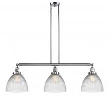 Innovations Lighting 213-PC-G222 - Seneca Falls - 3 Light - 39 inch - Polished Chrome - Stem Hung - Adjustable Island Light