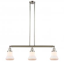 Innovations Lighting 213-PN-G191 - Bellmont - 3 Light - 39 inch - Polished Nickel - Stem Hung - Adjustable Island Light