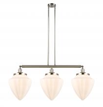 Innovations Lighting 213-PN-G661-12 - Bullet - 3 Light - 40 inch - Polished Nickel - Stem Hung - Adjustable Island Light