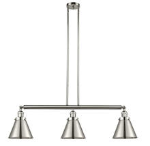 Innovations Lighting 213-PN-M13-PN - Appalachian - 3 Light - 40 inch - Polished Nickel - Stem Hung - Adjustable Island Light