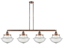 Innovations Lighting 214-AC-G544 - Oxford - 4 Light - 54 inch - Antique Copper - Stem Hung - Island Light