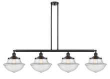 Innovations Lighting 214-BK-G542 - Oxford - 4 Light - 54 inch - Matte Black - Stem Hung - Island Light