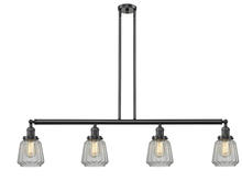 Innovations Lighting 214-OB-G142 - Chatham - 4 Light - 51 inch - Oil Rubbed Bronze - Stem Hung - Island Light