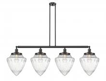 Innovations Lighting 214-OB-G664-12 - Bullet - 4 Light - 50 inch - Oil Rubbed Bronze - Stem Hung - Island Light