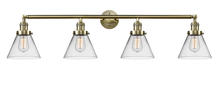 Innovations Lighting 215-AB-G42 - Cone - 4 Light - 44 inch - Antique Brass - Adjustable Bath Vanity Light