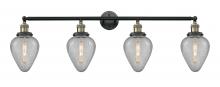 Innovations Lighting 215-BAB-G165 - Geneseo - 4 Light - 43 inch - Black Antique Brass - Adjustable Bath Vanity Light