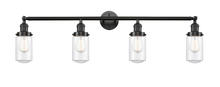 Innovations Lighting 215-OB-G312 - Dover - 4 Light - 43 inch - Oil Rubbed Bronze - Adjustable Bath Vanity Light