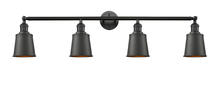 Innovations Lighting 215-OB-M9-OB - Addison - 4 Light - 42 inch - Oil Rubbed Bronze - Adjustable Bath Vanity Light