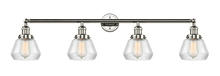 Innovations Lighting 215-PN-G172 - Fulton - 4 Light - 43 inch - Polished Nickel - Adjustable Bath Vanity Light