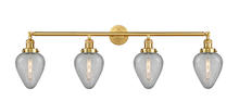 Innovations Lighting 215-SG-G165 - Geneseo - 4 Light - 43 inch - Satin Gold - Adjustable Bath Vanity Light