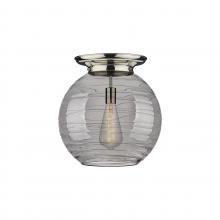 Innovations Lighting 221-1F-PN-G1213-16SM - Athens Deco Swirl - 1 Light - 16 inch - Polished Nickel - Flush Mount