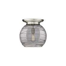 Innovations Lighting 221-1F-SN-G1213-14SM - Athens Deco Swirl - 1 Light - 14 inch - Satin Nickel - Flush Mount