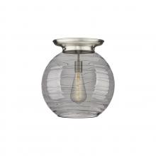 Innovations Lighting 221-1F-SN-G1213-16SM - Athens Deco Swirl - 1 Light - 16 inch - Satin Nickel - Flush Mount