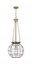 Innovations Lighting 221-1P-AB-CE-16-BK - Beacon - 1 Light - 16 inch - Antique Brass - Chain Hung - Pendant