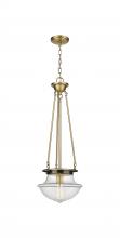 Innovations Lighting 221-1P-BB-G542 - Oxford - 1 Light - 12 inch - Brushed Brass - Pendant